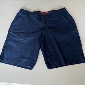 Under Armour Navy Flat Front Shorts
